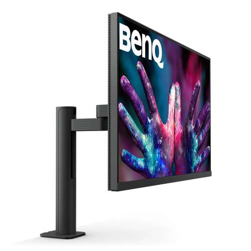 Монитор BenQ PD3205UA 31,5 инча с регулируема стойка, страничен изглед