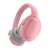 Razer Barracuda Wireless Gaming Headset in Kvarc pink color, angled view