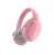 Razer Barracuda Wireless Gaming Headset in Kvarc pink color, angled view