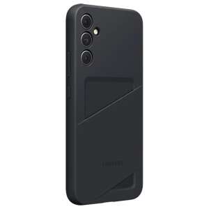 Samsung Galaxy A34 5G Black Card Slot Case - Phone Case