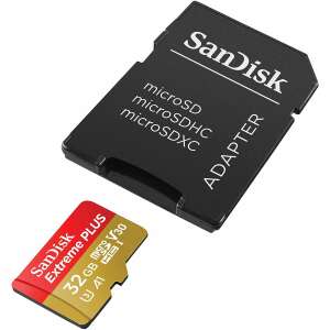 SanDisk 32GB Extreme Plus microSD-Karte mit SD-Adapter - SanDisk