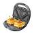 Camry CR 3057 6-in-1 Sandwich Maker, open, showing triangle sandwich plates with toasted sandwiches