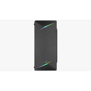 Aerocool Talon RGB computer case, black, side view - Computer Case