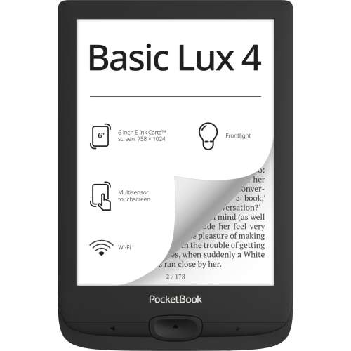 PocketBook 618 Basic Lux 4 - čierny