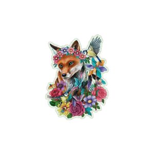 Ravensburger Színes Róka Fa Puzzle, 150 darabos, virágos róka - Ravensburger