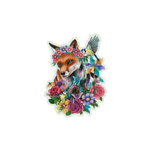 Ravensburger Színes Róka Fa Puzzle, 150 darabos, virágos róka