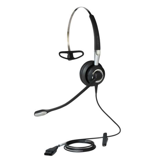 Jabra biz 2400 ii qd mono unc 3-in-1 headset - fekete - ezüst