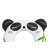 Bestway Panda aufblasbarer Schwimmkring für Kinder, Nahaufnahme des Panda-Gesichts
