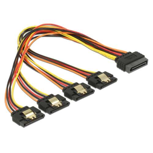 Delock 60157 SATA power cable, 4x SATA connectors, 30cm