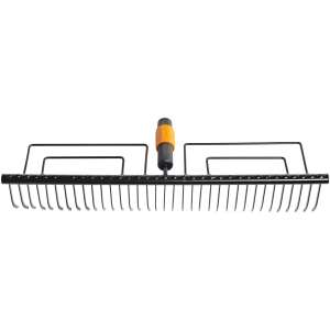 Fiskars QuikFit™ Gather Rake Head, black, for collecting leaves - Fiskars