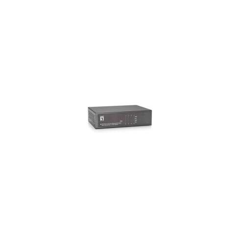 LevelOne FEP-0812 Switch Ethernet rapid 8 porturi, 65W, 802.3af PoE, 4 ieșiri PoE