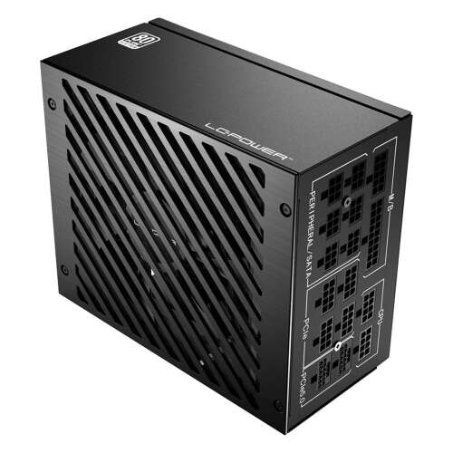 Vedere în unghi a sursei de alimentare LC-Power 1200W Platinum