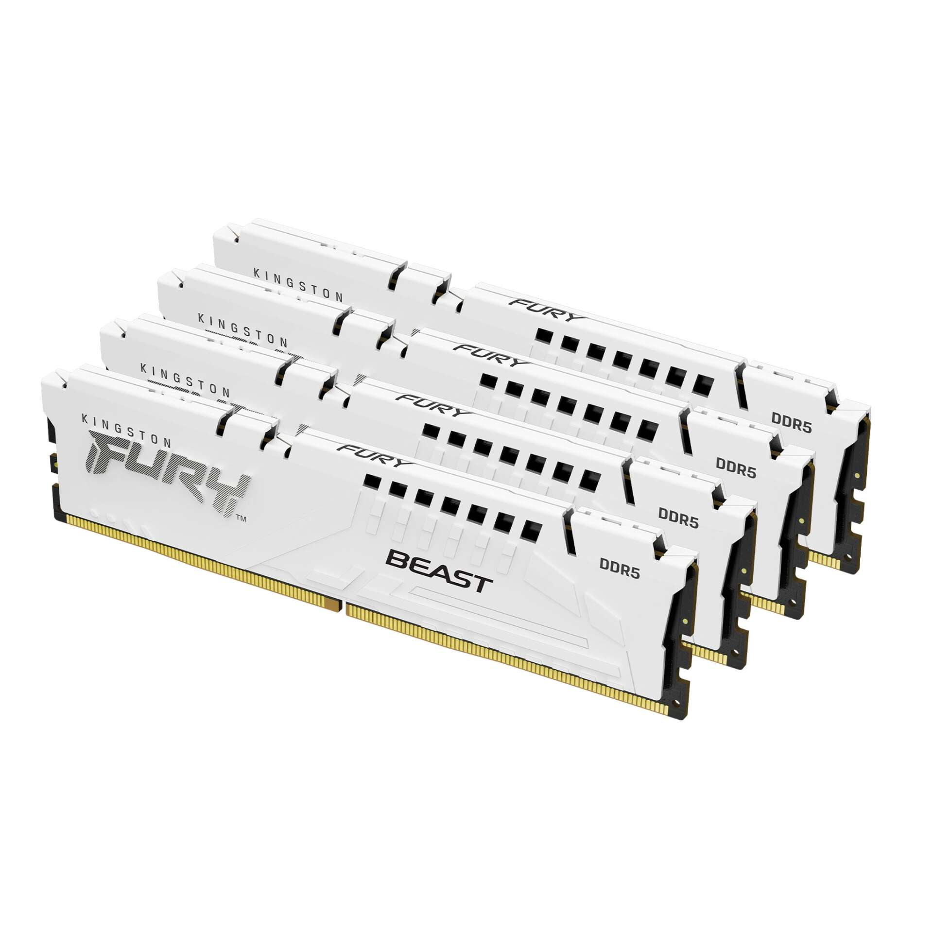 Kingston 64GB / 5600 Fury Beast White (Intel XMP) DDR5 RAM KIT (4...