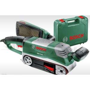 Pásová brúska Bosch PBS 75 AE, s boxom na zber prachu a prenosným kufríkom - Výstavba&Renovácia