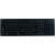 Rebeltec Milleniu Wireless Keyboard, black, US layout, front view