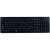 Rebeltec Milleniu Wireless Keyboard, black, US layout, front view