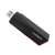 Edimax EW-7822UMX AX1800 Dual-Band WiFi USB adapter, fekete, ferde nézet
