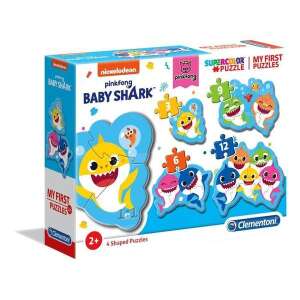 Clementoni SuperColor My First 4in1 Puzzle - Baby Shark 30db 32171796 Puzzle - Mesehős