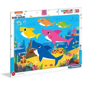 Clementoni SuperColor Baby Shark 30 darabos keretes puzzle - Clementoni Puzzle