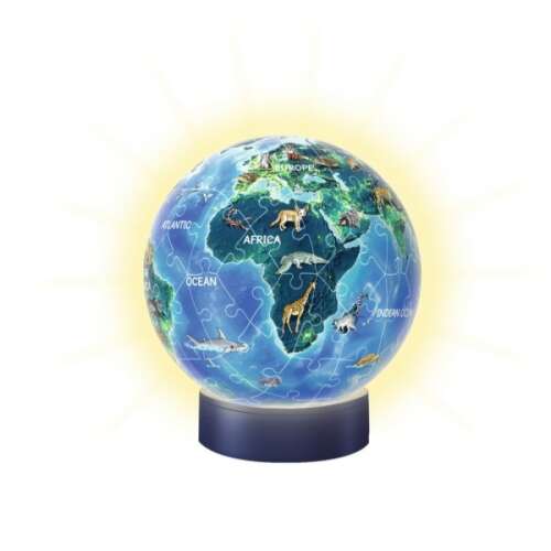 Ravensburger 3D Föld Puzzle - Éjszakai Fény - 72 darab