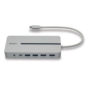 Lindy DST-Mx Duo docking station with USB-C connector and multiple ports - Lindy