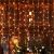 LED curtain lights, warm white, 10m, festive decoration