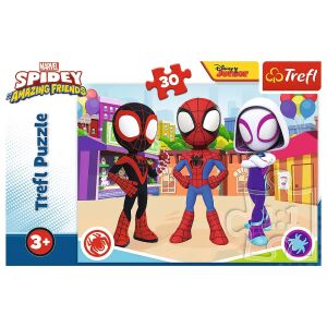 Puzzle Trefl Spider-Man și Prietenii, 30 de piese - Trefl Puzzle