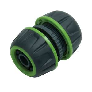 Conector de furtun premium Daye DY8014DL de 1/2 inch, verde și negru, vedere înclinată - Racorduri pentru furtunuri
