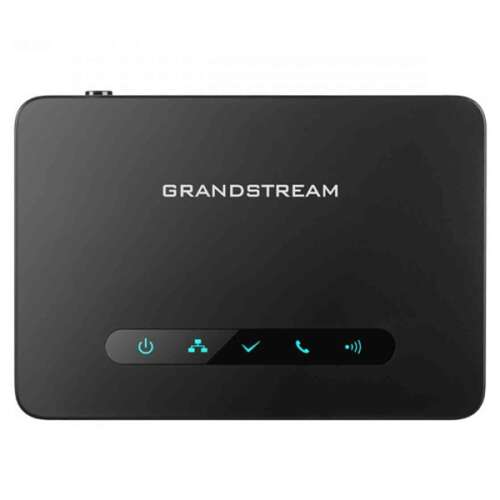 Grandstream DP760 DECT VoIP Repeater, черен, преден изглед