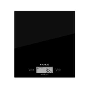 Cântar de bucătărie Hyundai KVE893B, negru, digital, suprafață din sticlă, capacitate 5 kg, precizie 1 g - Hyundai