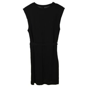 Q/S rochie neagră fără mâneci din bumbac pentru femei – S 126940721 - Îmbrăcăminte pentru femei