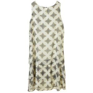 Comma White, Patterned, Sleeveless Women's Dress – 34 126942206 - Comma