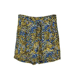 Comma kék-sárga mintás női rövidnadrág – 36 73074738 Női nadrágok