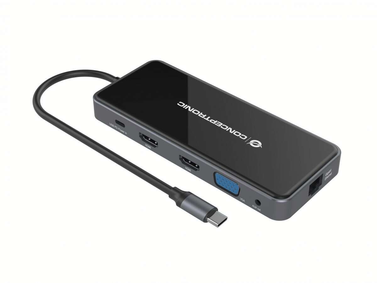 Conceptronic DONN15G USB Type-C 3.2 HUB (12 port)