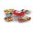 Ariete Party Time Sandwich and Cookie Maker, red and silver
