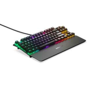 Herná klávesnica SteelSeries Apex 7 s mechanickými červenými spínačmi, RGB podsvietením a magnetickou opierkou na zápästie - Steelseries