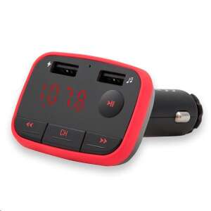 Savio TR-10 FM Bluetooth-Sender, Autoladegerät, Freisprechen, Musik-Streaming, mit Display und Tasten - Transmitter
