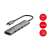 Equip 128963 USB-C 4-Port USB 3.2 Gen 1 Hub, 4-portowy koncentrator USB, koncentrator USB-C, koncentrator USB, koncentrator do laptopa, koncentrator do MacBooka, koncentrator do Chromebooka