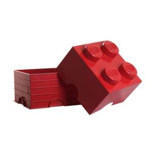 Pudełko do przechowywania LEGO Brick, czerwone, otwarte, z szufladami - Pudełko i torba do przechowywania zabawek