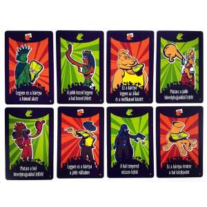 Jógi játék kártyák, vicces karakterekkel és utasításokkal a játékosoknak - Gémklub