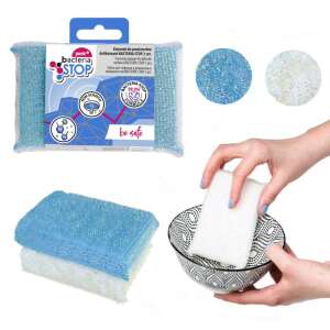 York Bacteria Stop burete antibacterian pentru suprafețe delicate, curățare bucătărie - Bureti vase