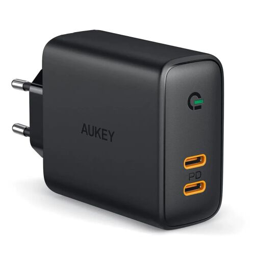 AUKEY PA-D2 36W USB-C Duális Töltő