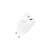 Savio LA-05 18W USB-C / USB-A Fehér Fali Töltő