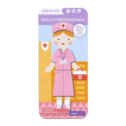 Mágneses puzzle játék, Kórház MierEdu 80131024