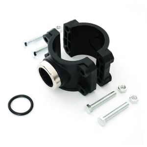 Csőre rögzíthető csatlakozás 25mm*3/4, cső elágazás, csőszerelvény csavarokkal és o-gyűrűvel - Kerti kút és csap