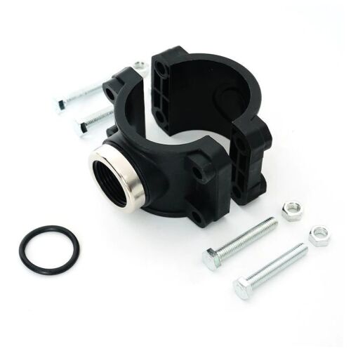 Csőre rögzíthető csatlakozás 25mm*3/4, cső elágazás, csőszerelvény csavarokkal és o-gyűrűvel