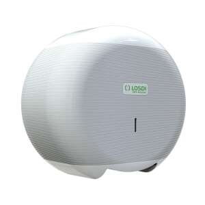 Dispenser de hârtie igienică maxi Losdi ECO LUX Line, alb, 100% plastic reciclat - Dozatoare de hârtie igienică