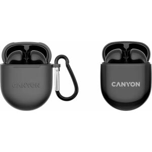 Căști wireless Canyon TWS6B True Wireless cu carcasă de încărcare, Negru - Canyon