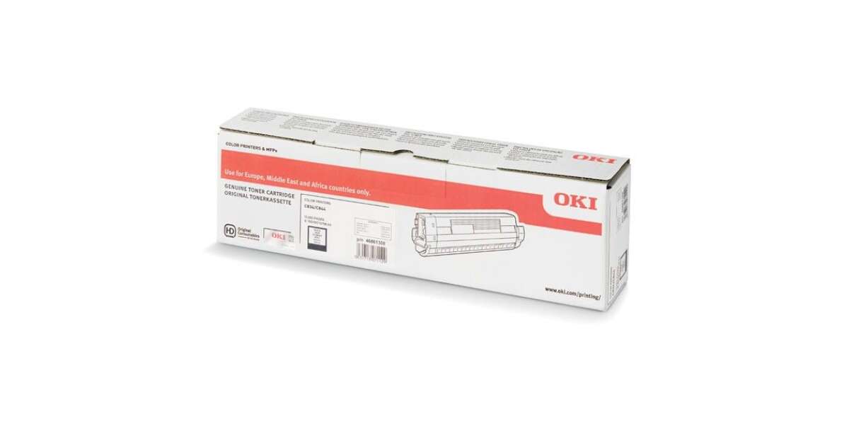 OKI 46861308 festékkazetta 1 dB Eredeti Fekete 91245011