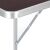 Detail of Springos folding camping table leg and support
